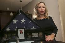 Rebecca Tiger, a former Phoenix police officer, is the widow of Craig Tiger, a Phoenix police o ...