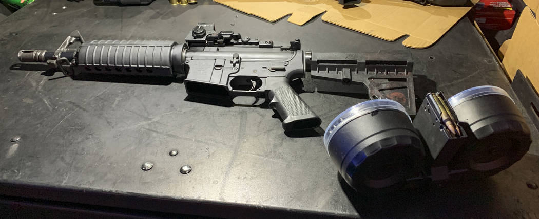 This August 2019 photo provided by the Dayton Police Department shows the firearm used by Conno ...