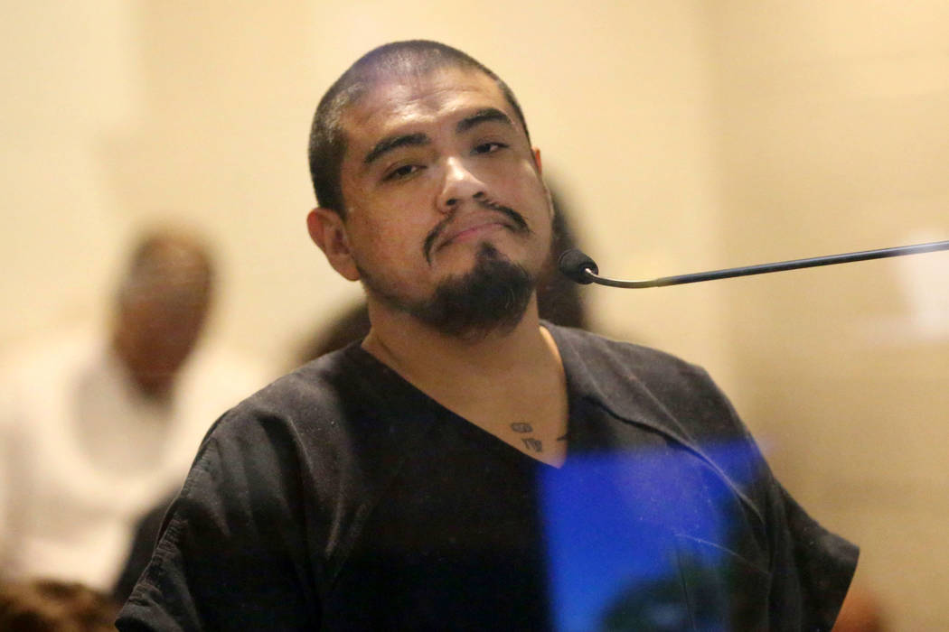 Antonio Antunez, charged with making terrorist threats, appears for his initial court appearanc ...