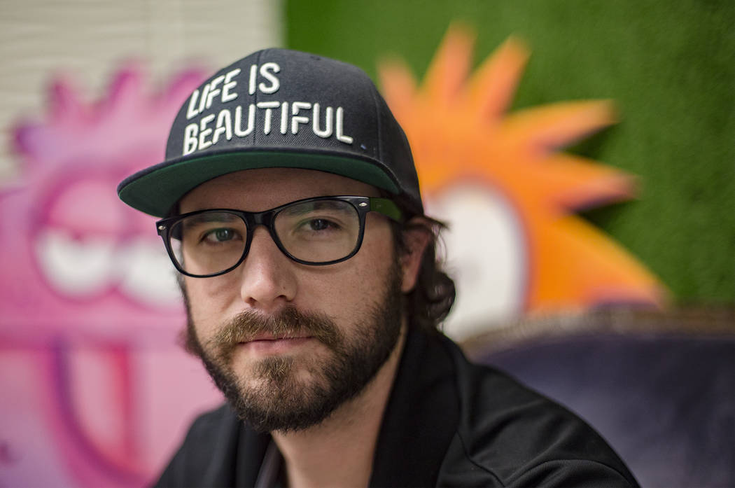 Lee Flint, the culinary director for Life Is Beautiful Festival, at the Life Is Beautiful Festi ...