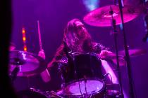 Jon Rice, of Uncle Acid & the Deadbeats, performs at the Mandalay Bay Events Center during ...