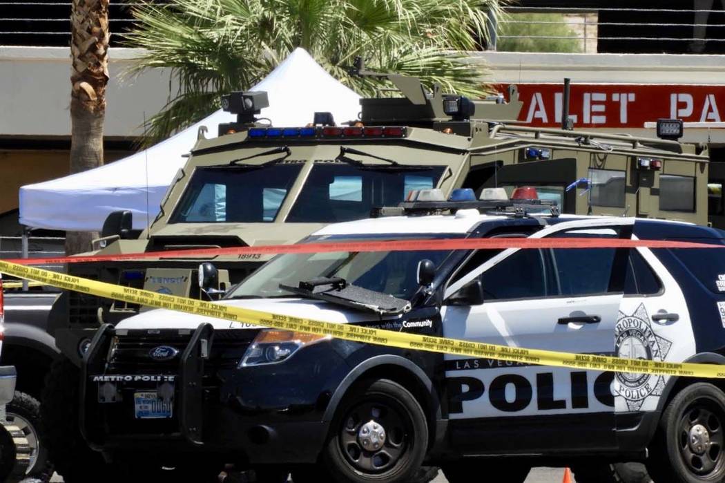 Members of SWAT and the Metropolitan Police Department were involved in the standoff with an ar ...