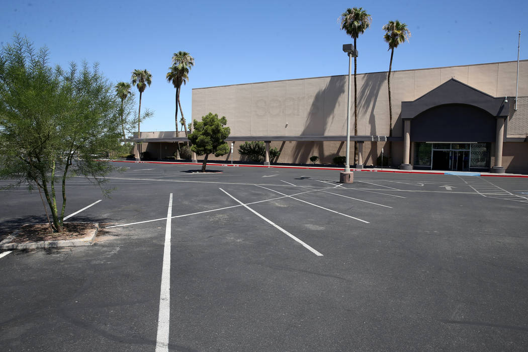 The former Sears store is shown at the Boulevard Mall in Las Vegas Wednesday, Aug. 21, 2019. (K ...