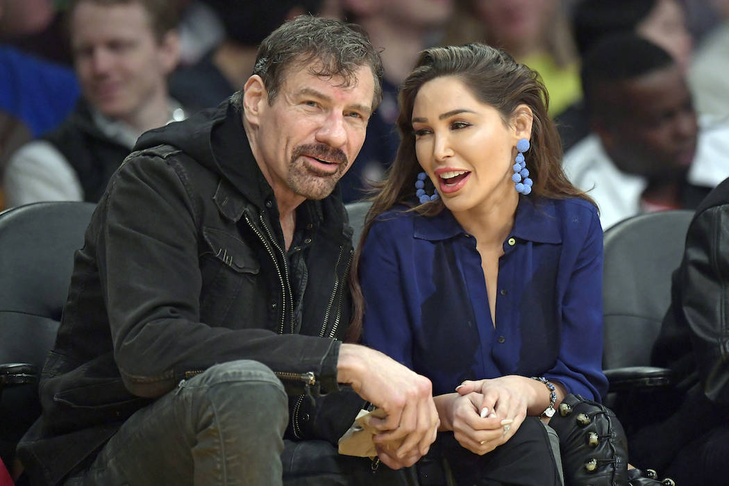 Henry Nicholas III and Ashley Fargo during the second half of an NBA basketball game between th ...