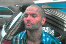 Anthony Williams is seen after his July 2018 arrest in northwest Las Vegas following a string o ...