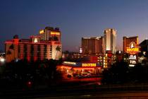 In this Aug. 26, 2008, file photo, Hooters hotel-casino, which saw strong revenue numbers in th ...