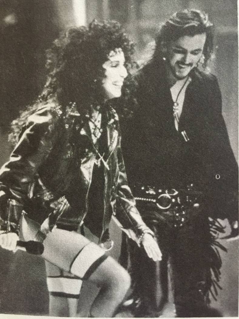 Troy Burgess and Cher are shown during the 1989 "Heart of Stone" world tour. (Troy Burgess)