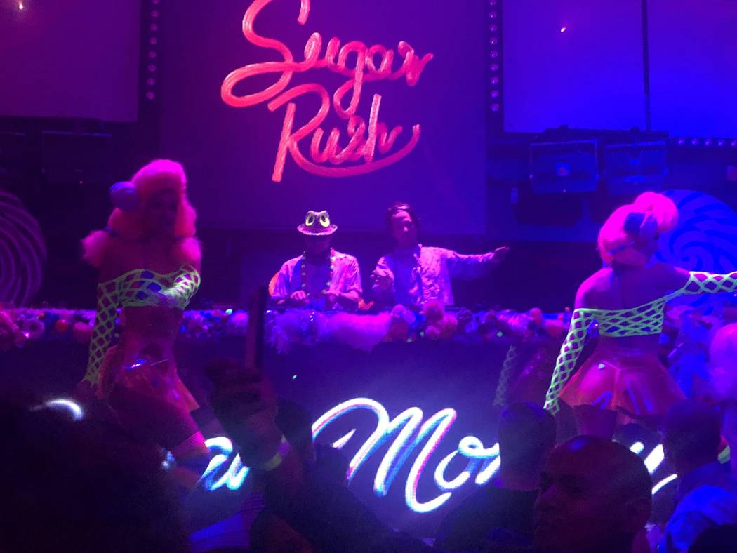 Guy Laliberte and German DJ Nico Stojan are shown at "Candy World" at Light Nightclub at Mandal ...