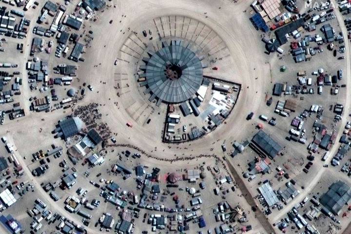 This Sunday, Aug 25, 2019, satellite image provided by Satellite image ©2019 Maxar Technologie ...