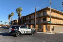 A man was wounded in a shooting at Siegel Suites, 700 Las Vegas Blvd. North, near Bonanza Road, ...