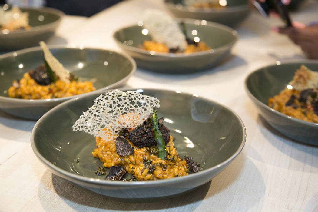 Photo by Rinah Oh Arroz Meloso, a vegan dish served at the James Beard House in New York City.