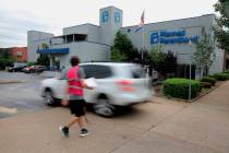 In a June 21, 2019, file photo, a motorist enters Planned Parenthood of the St. Louis Region an ...