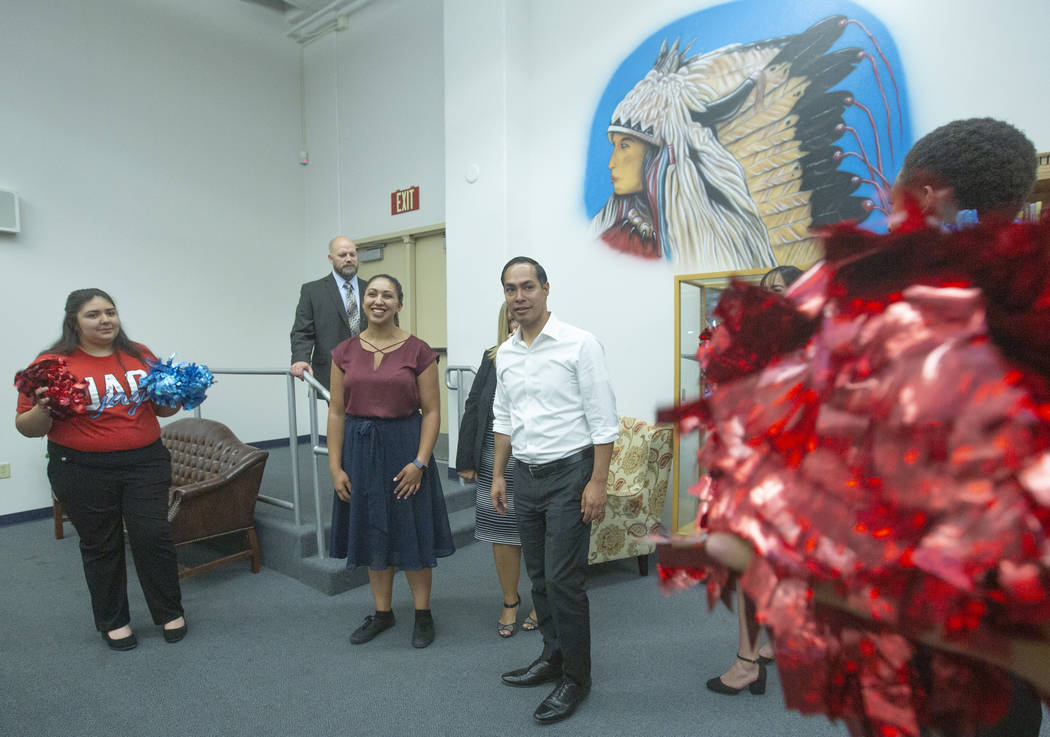Former U.S. Housing and Urban Development Secretary and Democratic presidential candidate Julia ...