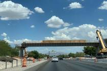 A $9 million pedestrian bridge crossing Summerlin Parkway will link a large segment of the comm ...