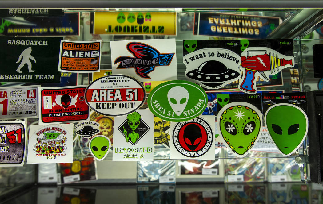 Area 51 Storm alien sticker decal