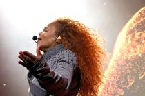 Janet Jackson performs onstage during the opening night of her Metamorphosis - The Las Vegas Re ...