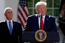 President Donald Trump says he is postponing his weekend trip to Poland and will send Vice Pres ...