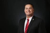 Jimmy Vega, candidate for Constable North Las Vegas, is photographed at the Las Vegas Review-Jo ...