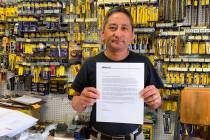 In this photo taken Wednesday, Aug. 28, 2019, Albert Chow, owner of Great Wall Hardware in San ...