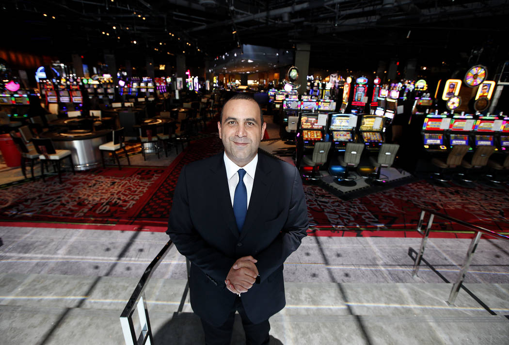 SLS Las Vegas then-CEO Sam Nazarian poses for a photo at the hotel on Thursday, August 7, 2014. ...