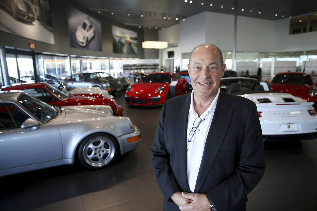 Jim Mooradian, general manager at Gaudin Porsche in Las Vegas Friday, Aug. 30, 2019. Porsche is ...