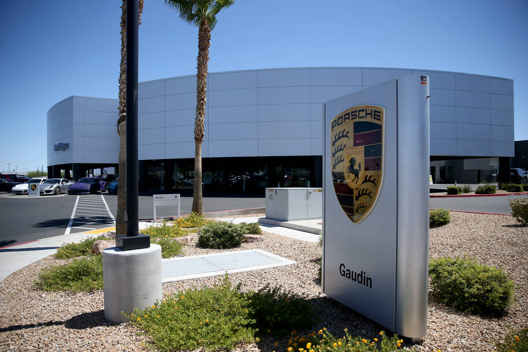 Gaudin Porsche in Las Vegas Friday, Aug. 30, 2019. Porsche is expanding its app-based subscript ...