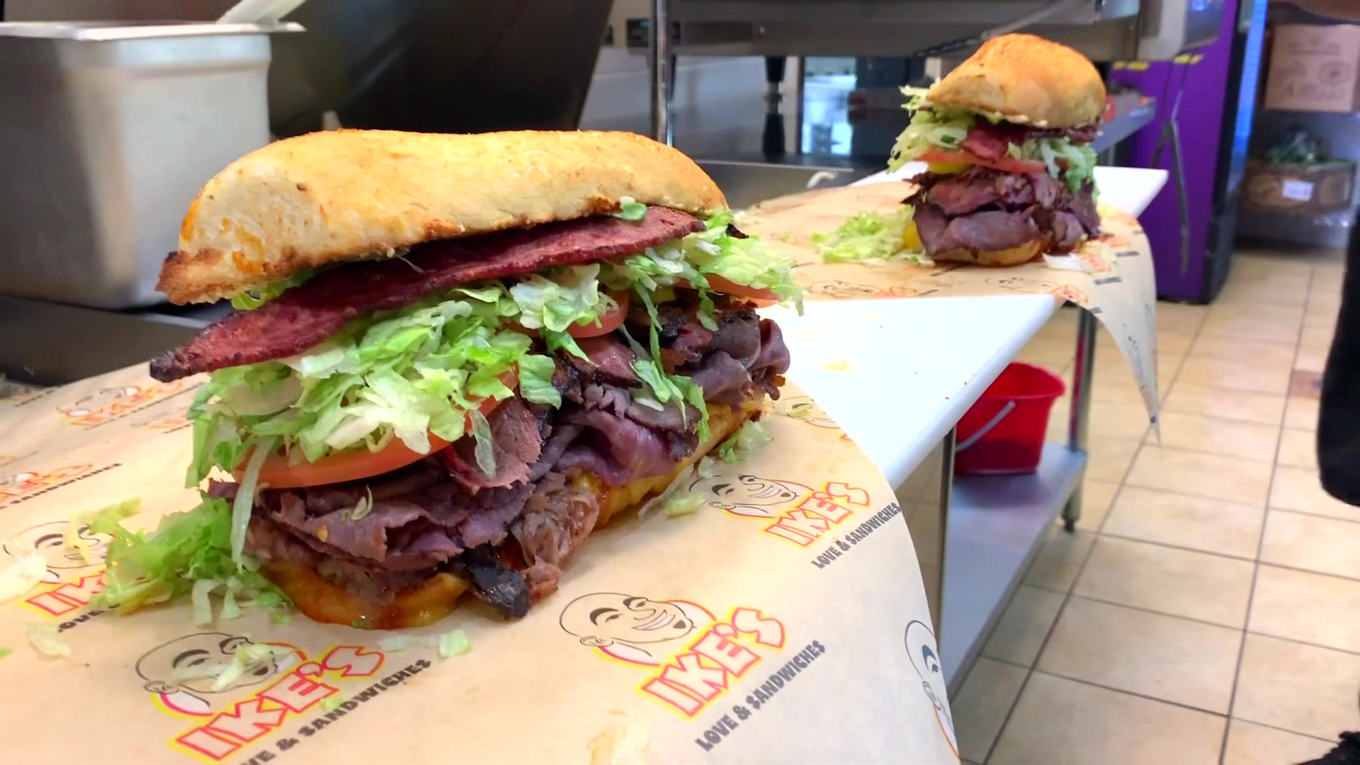 Las Vegas 100 sandwich, only at Ike’s Local