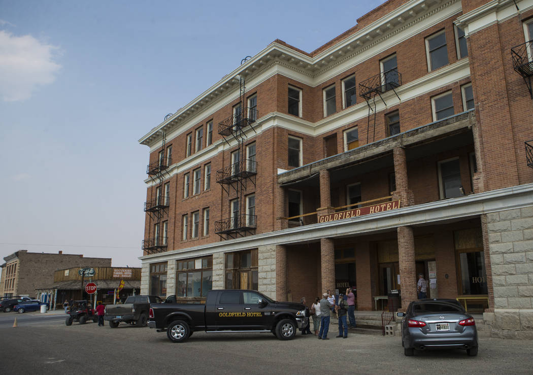 The historic Goldfield Hotel offered tours during the Goldfield Days celebration in Goldfield, ...