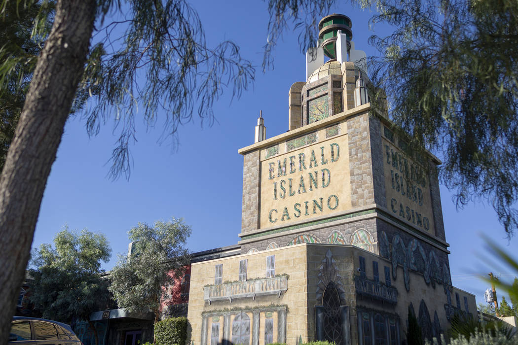 The Emerald Island Casino off South Water Street in Henderson on Wednesday, Aug. 28, 2019. (Eli ...