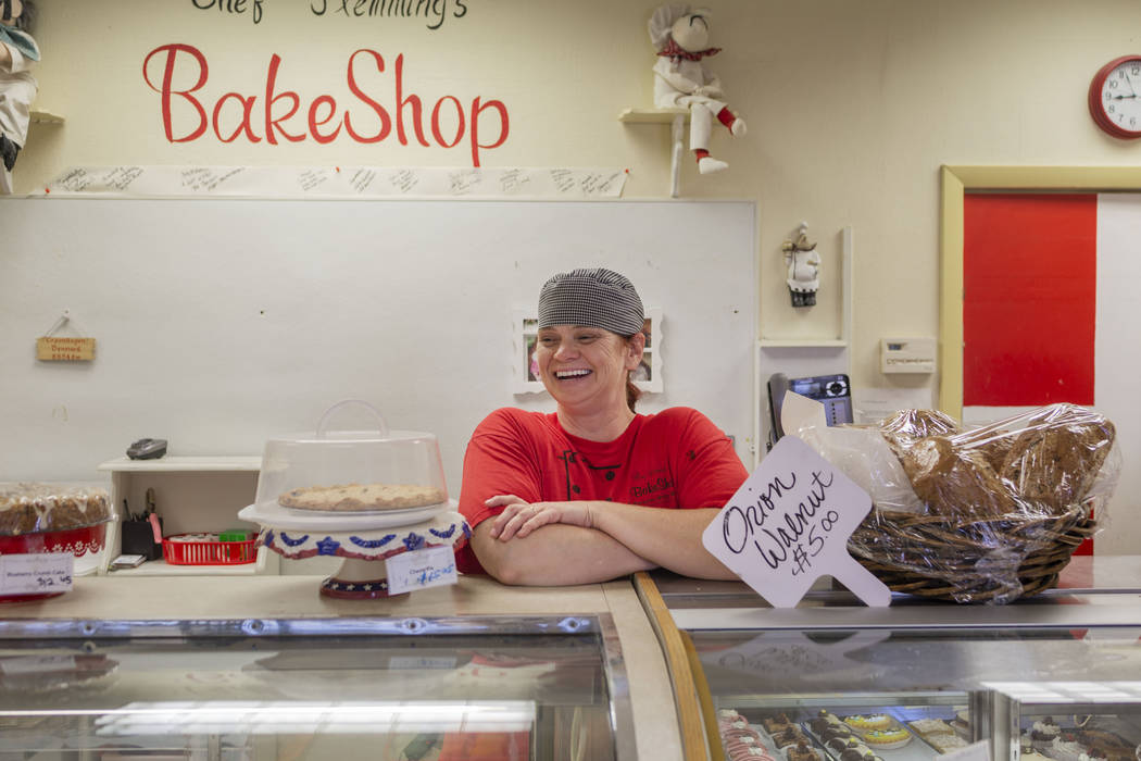 Chef Flemming's Bake Shop assistant baker Vicki Efurd-White at the bakery on South Water Street ...