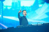 Dutch DJ Sam Feldt performs at the Fremont stage on day two of the annual Life is Beautiful fes ...