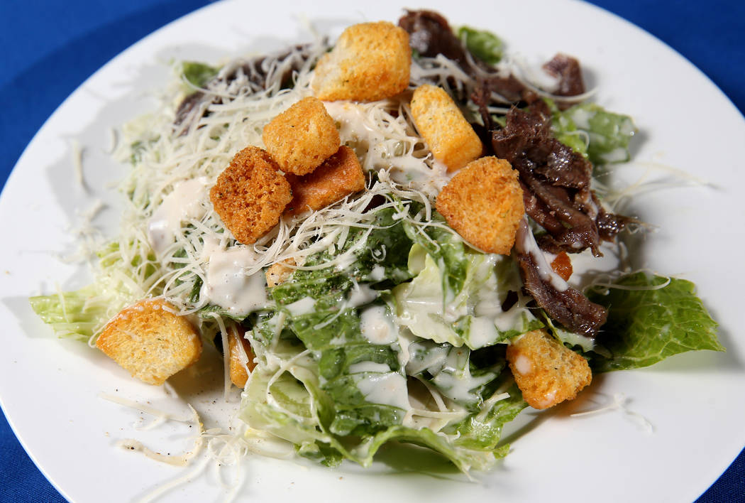 Classic Caesar salad prep available across Las Vegas Food Entertainment