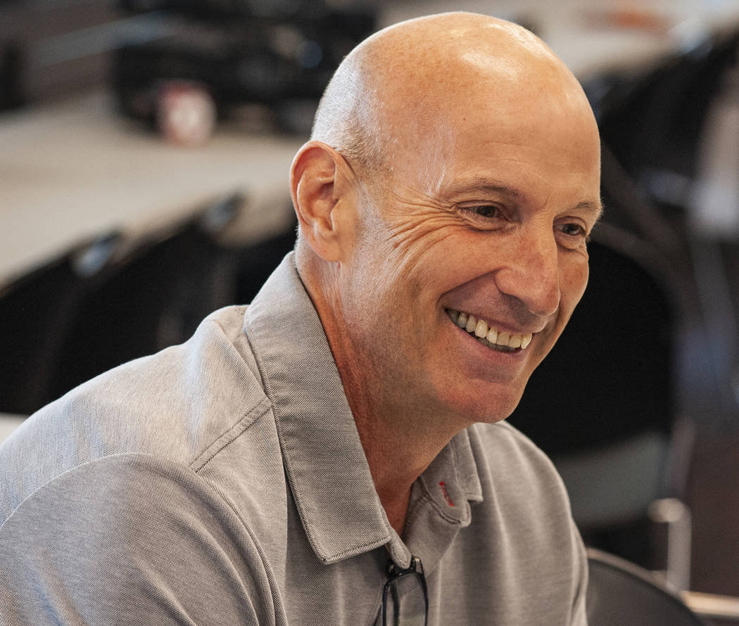 In this Thursday, Aug. 1, 2019, file photo, Arkansas State assistant football coach David Dugga ...