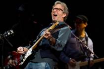 FILE - This April 14, 2013 file photo shows Eric Clapton performing at Eric Clapton's Crossroad ...