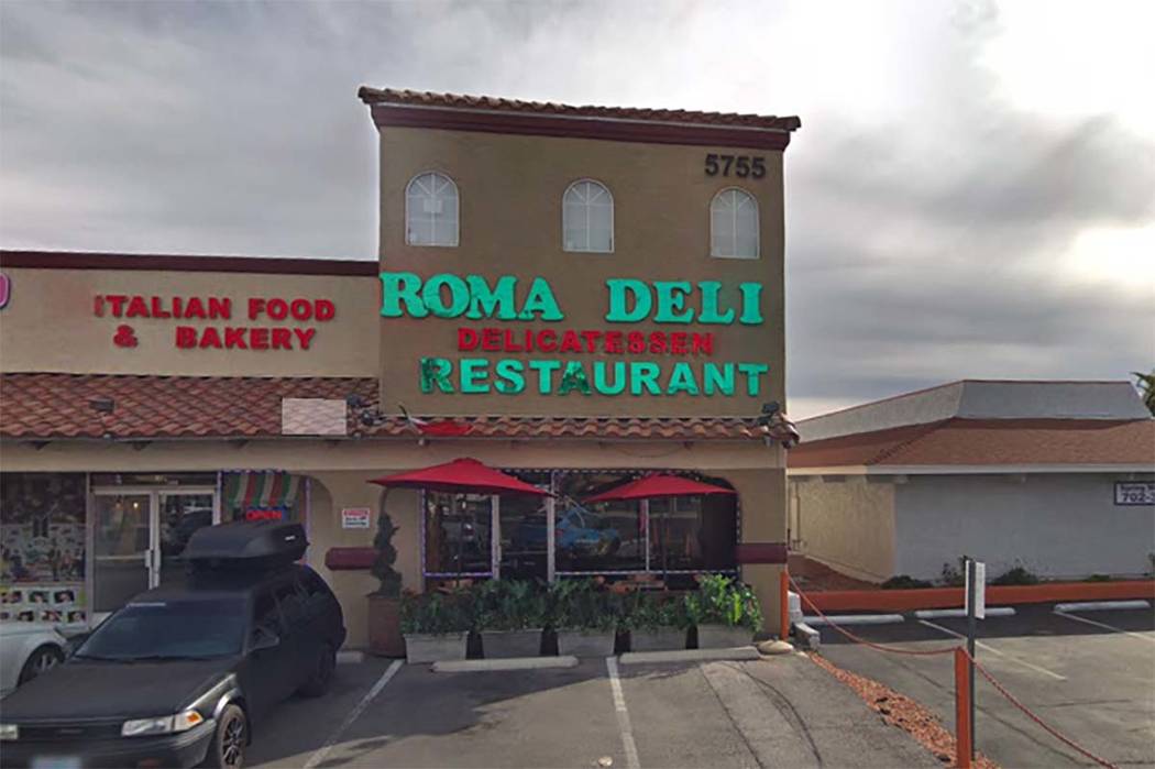 Roma Deli and Restaurant, 5755 Spring Mountain Road (Google Street View)