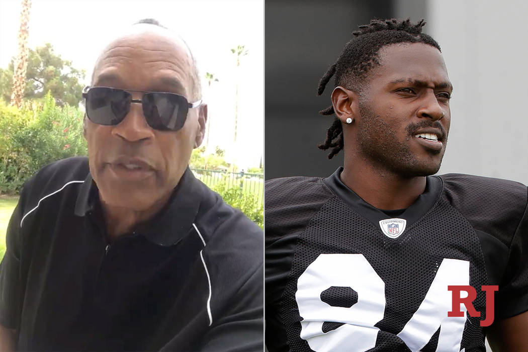 Oj Simpson To Raiders Antonio Brown Play Ball Video Las Vegas Review Journal Oj Simpson To Raiders Antonio Brown Play Ball Video Las Vegas Review Journal