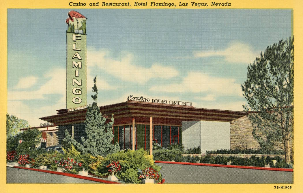 An early marquee for The Flamingo. (Peter Moruzzi's private collection)