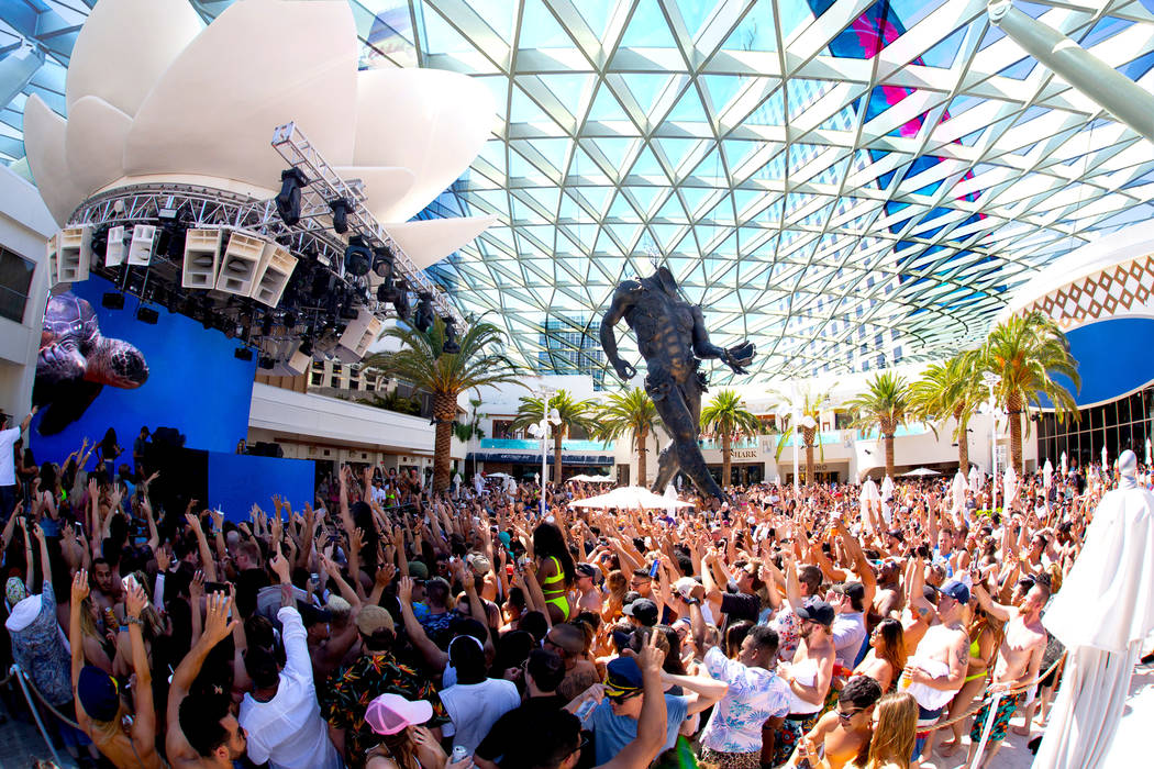 A rendering of the new Kaos Dome at Kaos Nightclub and Dayclub. (Palms)