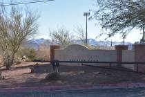 The Black Mountain Golf Course & Country Club entrance on Monday, Feb. 18. (Rachel Spacek/Las V ...