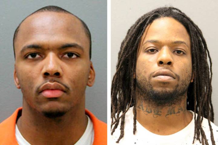 Dwright Boone-Doty, left, and Corey Morgan (Chicago Police Department via AP)