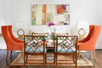 White walls bring out the color of this artwork. (Houzz)