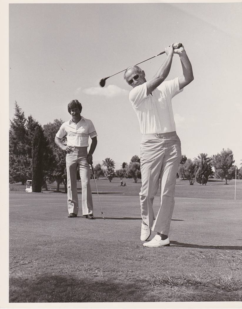The late Don Welch, a 2019 Las Vegas Golf Hall of Fame inductee, was front and center to Las Ve ...