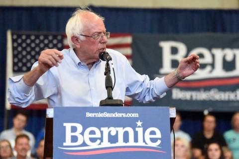 Democratic presidential hopeful Bernie Sanders. (AP Photo/Meg Kinnard)