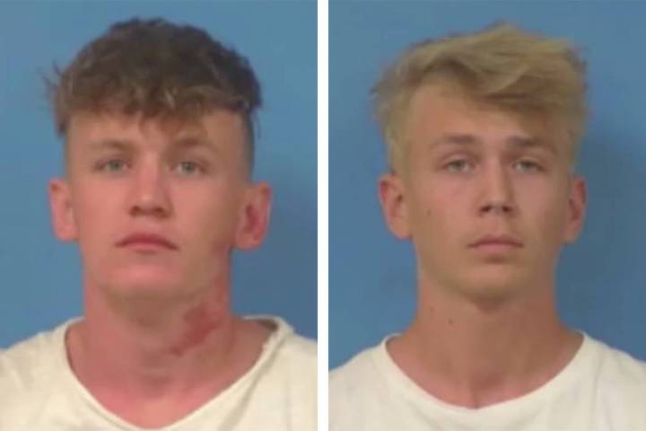 Govert Charles Wilhelmus Jacob Sweep, left, and Ties Granzier (Nye County Sheriff's Office)