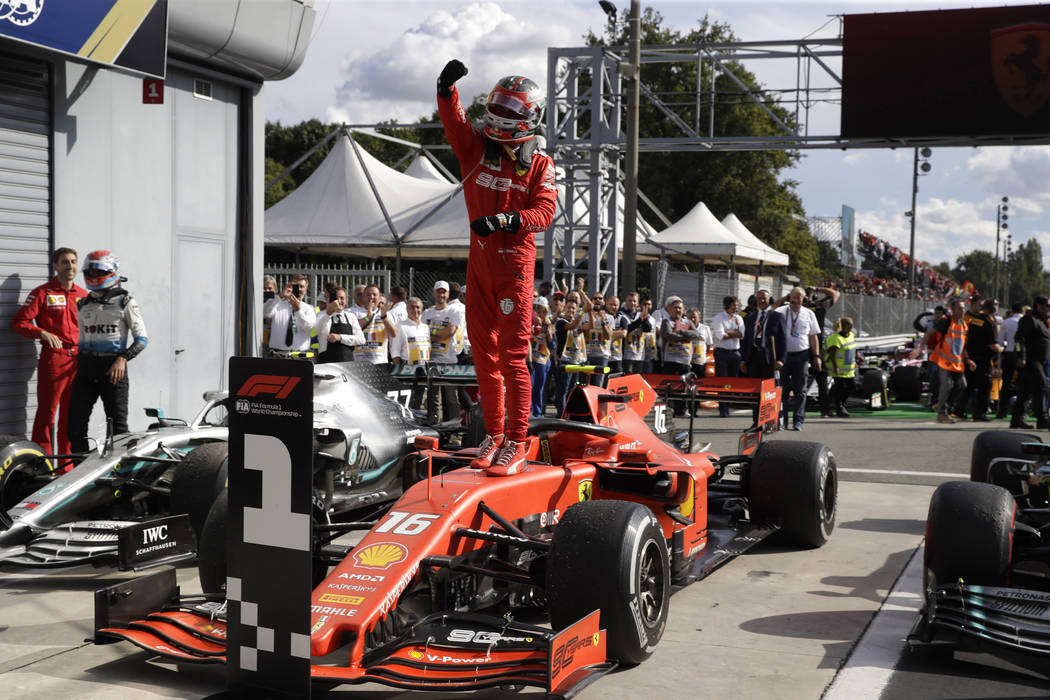 Ferrari F1’s Charles Leclerc starts win streak in Las Vegas Las Vegas