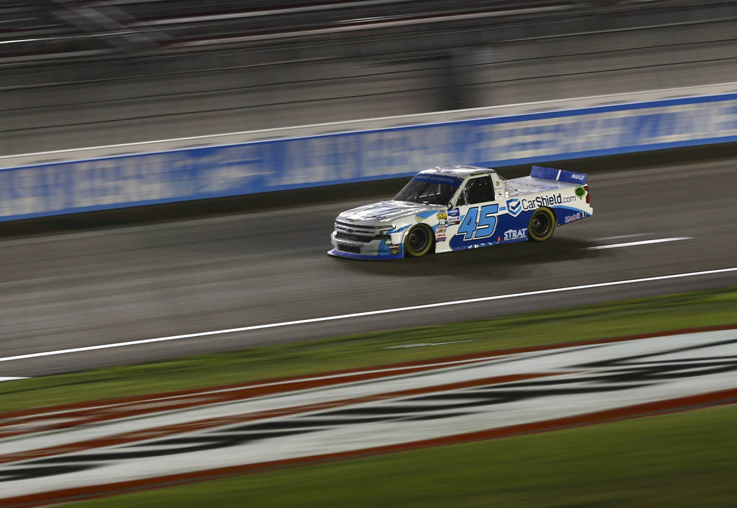 Austin Hill wins NASCAR truck series playoff race in Las Vegas Las