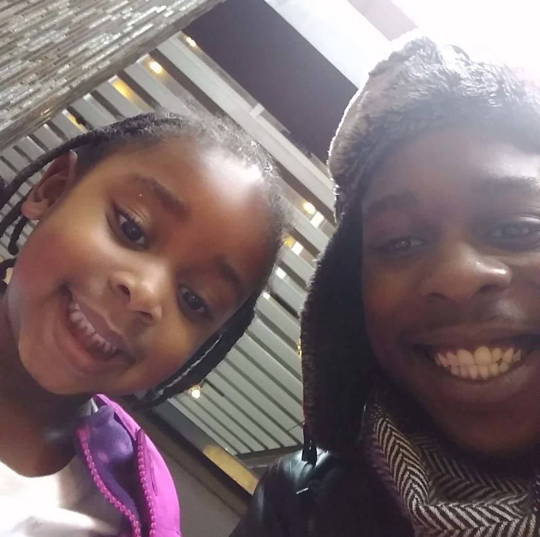 Janiyah Russell, 5, with her father, Richard. Janiyah died on Sept. 11, 2019, in Las Vegas. Her ...