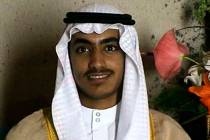 In this image from video released by the CIA, Hamza bin Laden, the son of of the late al-Qaida ...