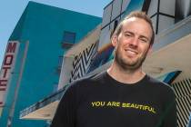 Justin Weniger, CEO of Life is Beautiful (Las Vegas Review-Journal)