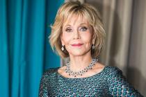 FILE- In this May 12, 2018 file photo, actress Jane Fonda poses during a portrait session at th ...